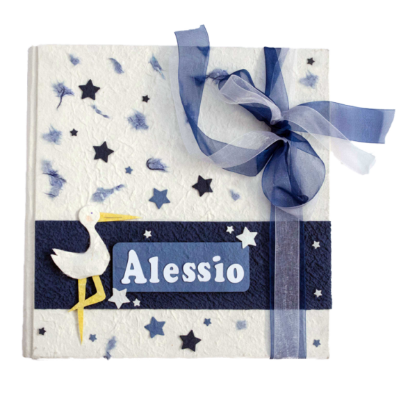 Personalisiertes Baby-Fotoalbumalbum-fotografico-bebe-personalizzato-mb0023 MB0023